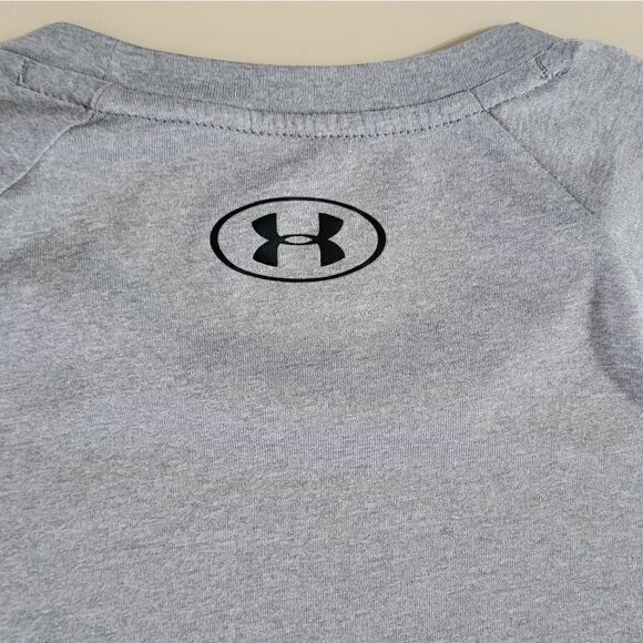 Under Armour Men's Heather Gray Short Sleeve Tech Tee - Picture 11 of 13